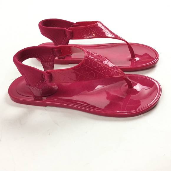 calvin klein janny jelly sandal